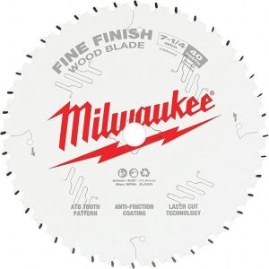 Wet & Dry Cut Saw Blade: 7-1/4" Dia, 0.3937" Arbor Hole, 0.063" Kerf Width, 40 Teeth