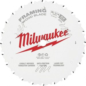 Wet & Dry Cut Saw Blade: 8-1/4" Dia, 5/8" Arbor Hole, 5/64" Kerf Width, 24 Teeth