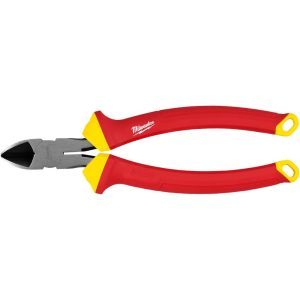 Cutting Pliers; Insulated: Yes ; Jaw Width (mm): 10.31 ; Overall Length (Inch): 8-1/2 ; Jaw Width (Decimal Inch): 0.41 ; Head Style: Diagonal ; Cutting Style: Diagonal