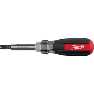 Bit Screwdrivers; Type: Combination ; Tip Type: Multi ; Drive Size (TXT): 1/4 in; 3/8 in; 1/2 in ; Shaft Length: 0.5625 ; Handle Type: Cushion Grip ; Overall Length (Decimal Inch): 7.54