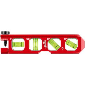 Box Beam, I-Beam & Torpedo Levels; Level Type: Torpedo ; Vial Style: Barrel ; Length (Inch): 6 ; Magnetic: Yes ; Accuracy: 0.002" for 00, 900, and 450 0.0025" for 300 ; Body Material: Aluminum