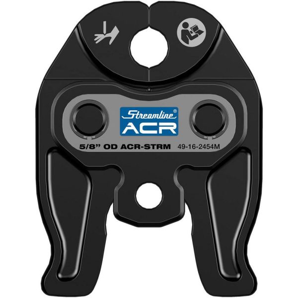 Presser Replacement Jaws; Type: Press Jaw ; Jaw Size Range: 5/8" ; For Use With Machines: M12 Force Logic Press Tool ; Maximum Pipe Capacity (Inch): 5/8 ; Minimum Pipe Capacity: 0.625 ; Cable Type: None