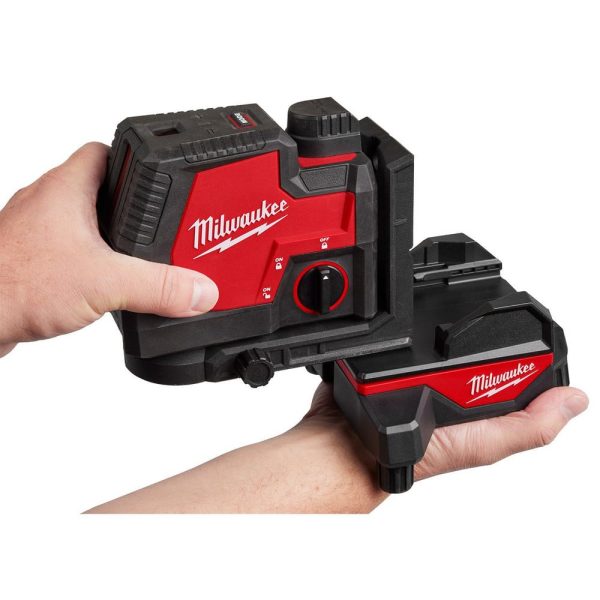 Laser Level Accessories; Accessory Type: Laser Alignment Base ; For Use With: M12 Lasers, REDLITHIUM USB Lasers, and 1/4 - 20 Tripods ; Power Source: Battery ; Battery Chemistry: Lithium ; Battery Size: AA ; Number Of Batteries: 5