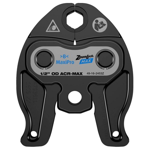 Presser Replacement Jaws; Type: Press Jaw ; Jaw Size Range: 1/2" ; For Use With Machines: M12 Force Logic Press Tool ; Maximum Pipe Capacity (Inch): 1/2 ; Cable Type: None ; Cuts Material Type: Copper