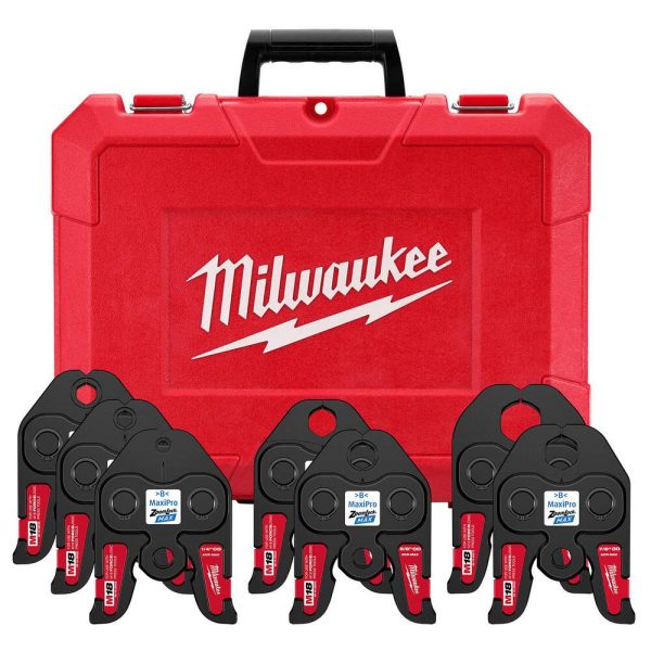 Presser Replacement Jaws; Type: Press Jaw ; Jaw Size Range: 1/4"-1-1/8" ; For Use With Machines: M18 Force Logic Press Tool ; Maximum Pipe Capacity (Inch): 1/4 ; Cable Type: None ; Cuts Material Type: Copper