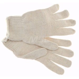 Gloves: Size L, Cotton & Polyester