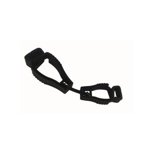 Glove & Hand Accessories; Product Type: Clip Style ; Color: Black ; Material: Plastic ; Color: Black ; Length (Inch): 5 ; Dielectric: Yes