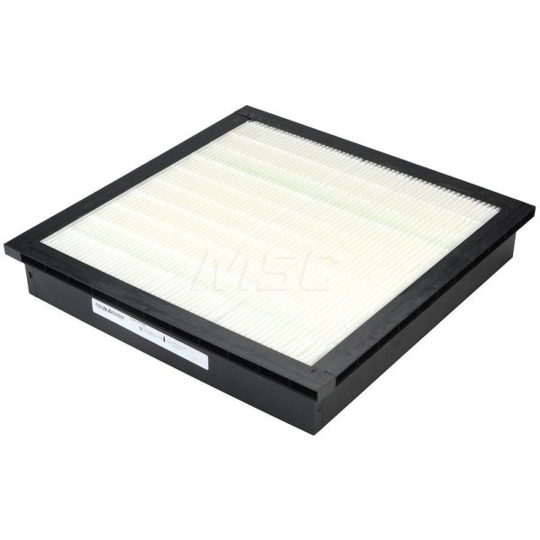 Pleated Air Filter: 24 x 24 x 4", MERV 14, Mini-Pleat