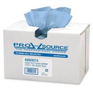 Wipes; Wipe Type: Shop Towel/Industrial ; Wipe Form: Dry ; Scent: Unscented ; Container Type: Double-Sided Box ; Material: Spunlace ; Wipe Color: Blue