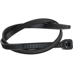 Cable Tie Duty: 11.9" Long, Black, Nylon, Standard