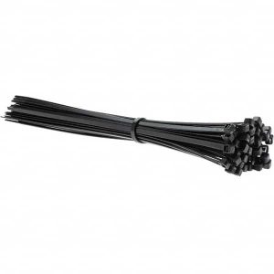 Cable Tie Duty: 11.9" Long, Black, Nylon, Standard
