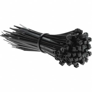 Cable Tie Duty: 3.375" Long, Black, Nylon, Standard