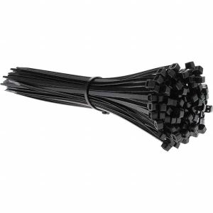 Cable Tie Duty: 11.9" Long, Black, Nylon, Standard