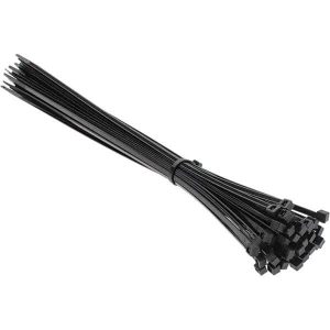 Cable Tie Duty: 15.2" Long, Black, Nylon, Standard