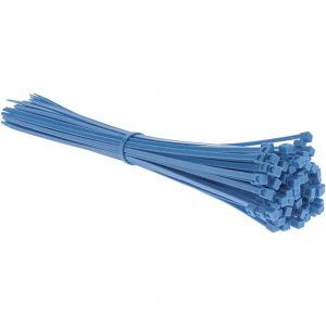 Cable Tie Duty: 15.2" Long, Blue, Nylon, Standard