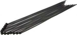 Cable Tie Duty: 20.6" Long, Black, Nylon, Standard
