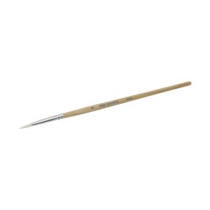 Artist Brush: #4 Industry Size, 1/8" Wide, Taklon
