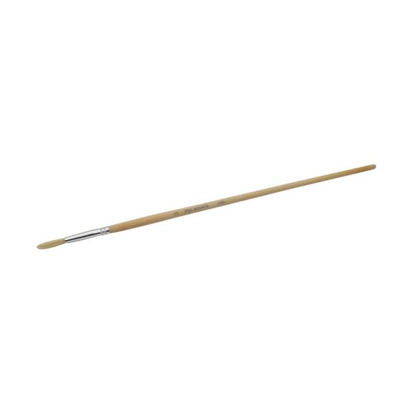 Artist Brush: #3 Industry Size, 3/16" Wide, Boar & Pig