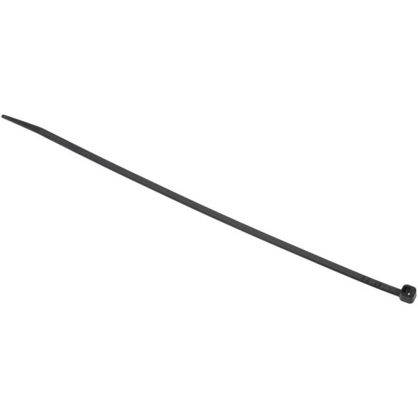 Cable Tie Duty: 8" Long, Black, Nylon, Standard