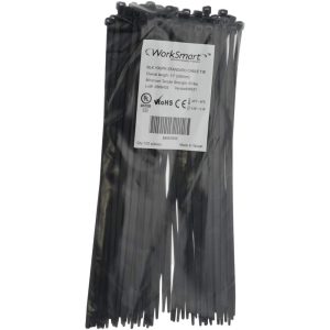 Cable Tie Duty: 11" Long, Black, Nylon, Standard