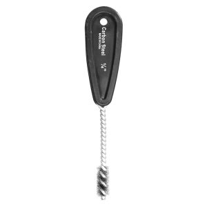 7/16 Inch Actual Brush Diameter, 1/4 Inch Inside Diameter, Carbon Steel, Plumbing, Hand Fitting and Cleaning Brush