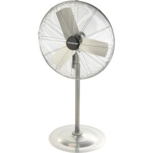 24" Blade 1/4 hp Oscillating Industrial Circulation Pedestal Fan