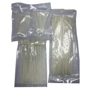 Cable Tie Assortments; Cable Tie Style: Standard ; Color: Natural ; Tensile Strength: 18 lb; 50 lb ; Number of Pieces: 400 ; Container Type: Bag ; Overall Length: 100.00