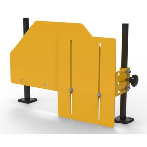 Machine Guard Parts & Accessories; Type: Disc Sander Shield (Upper) ; For Use With: Disc Sander 12" diameter ; Description: Heavy-duty adjustable disk sander guard. Mounts directly to the disk sander table using the supplied mounting brackets.