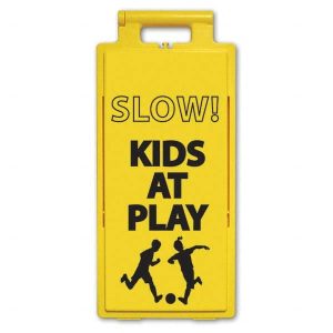 Cone & A Frame Floor Signs; Sign Type: Accident Prevention ; Overall Height: 25in ; Viewing Points: Four-View ; Number of Printed Sides: 2