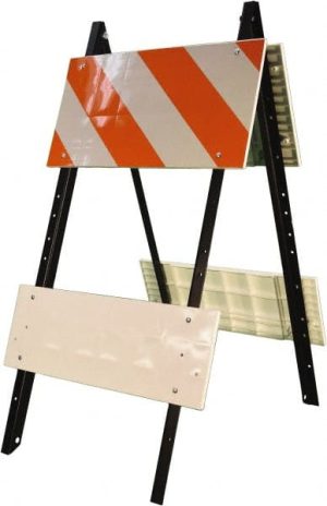 Traffic Barricades; Barricade Type: Type 1 Barricade ; Barricade Height (Inch): 45 ; Reflective: Yes ; Compliance: MUTCD; NCHRP-350