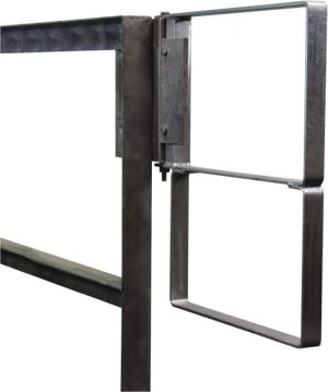 Carbon Steel Self Closing Rail Safety Gate