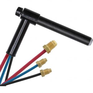 250  Amp 12-1/2' Rubber Outfit 22A Water Cooled TIG Welding Torch Kit