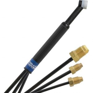 180  Amp 12-1/2' Rubber Outfit 24W Water Cooled TIG Welding Torch Kit