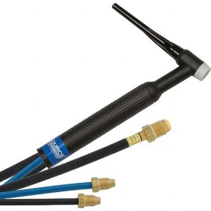 350  Amp 12-1/2' Rubber Outfit 18F Water Cooled TIG Welding Torch Kit