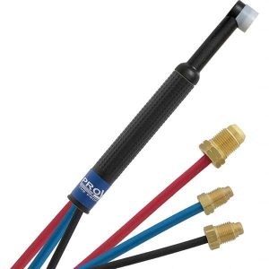 180  Amp 12-1/2' Rubber Outfit 24WN Water Cooled TIG Welding Torch Kit