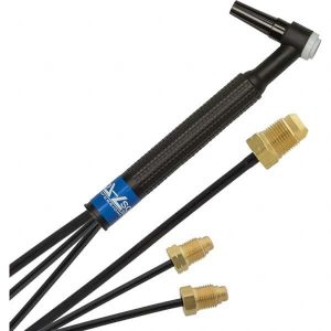 250  Amp 25' Rubber Outfit 20F Water Cooled TIG Welding Torch Kit