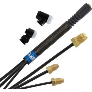 250  Amp 12-1/2' Rubber Outfit 225M Air Cooled TIG Welding Torch Kit