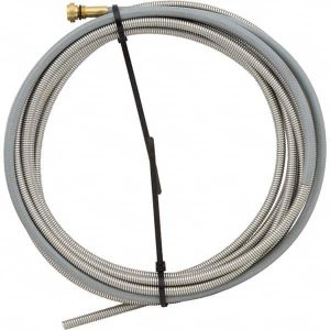 MIG Welder Wire Liner: 0.0938" Wire Dia, 15' Long