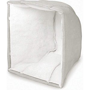 Bag Air Filter: MERV 10, 10" Deep, 24" Wide, 12" High, Synthetic