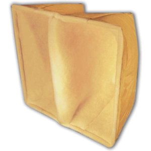 Bag Air Filter: 15" Deep, 20" Wide, 20" High, Synthetic