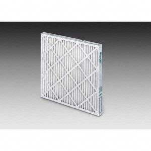 Pleated Air Filter: 10 x 20 x 1", MERV 13, 80 to 85% Efficiency, Wire-Backed Pleated
