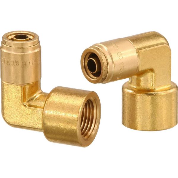 Metal Push-To-Connect Tube Fittings; Connection Type: Push-to-Connect x FNPT ; Material: Brass ; Tube Outside Diameter: 1/2 ; Maximum Working Pressure (Psi - 3 Decimals): 250.000 ; Standards: DOT ; Thread Type: NPT