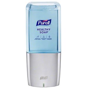 Soap, Lotion & Hand Sanitizer Dispensers; Mount Type: Wall ; Operation Mode: Automatic ; Dispenser Material: Plastic; Chrome-Plated Brass ; Form Dispensed: Foam ; Capacity: 1200 mL ; Overall Height (Decimal Inch): 4.7650
