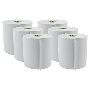 Cascades For Tandem Hardwound 1-Ply Paper Towels, 1050' Per Roll, Pack Of 6 Rolls