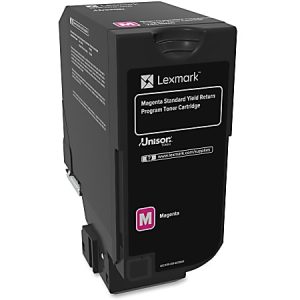 Lexmark 74C1SM0 Return Program Magenta Toner Cartridge