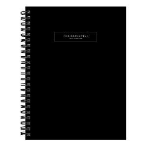 TF Publishing Medium Weekly Executive Planner, 6-1/2" x 8", Black, January To December 2023
