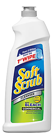 Soft Scrub Cleanser With Bleach, 36 Oz Bottle