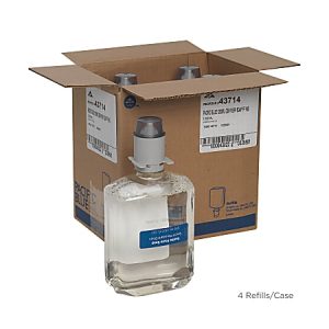Pacific Blue Ultra by GP PRO Gentle Foam Hand Soap Refills, Fragrance-Free, Dye-Free, 4 Bottles Per Case