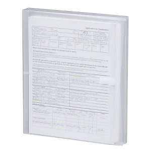 Smead Poly Envelopes, Letter Size, Side Opening, Clear, Pack Of 5