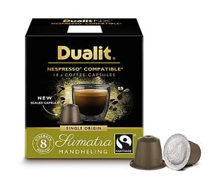 Dualit And Nespresso Compatible Coffee NX Pods, Sumatra Mandhling Espresso, Carton Of 60